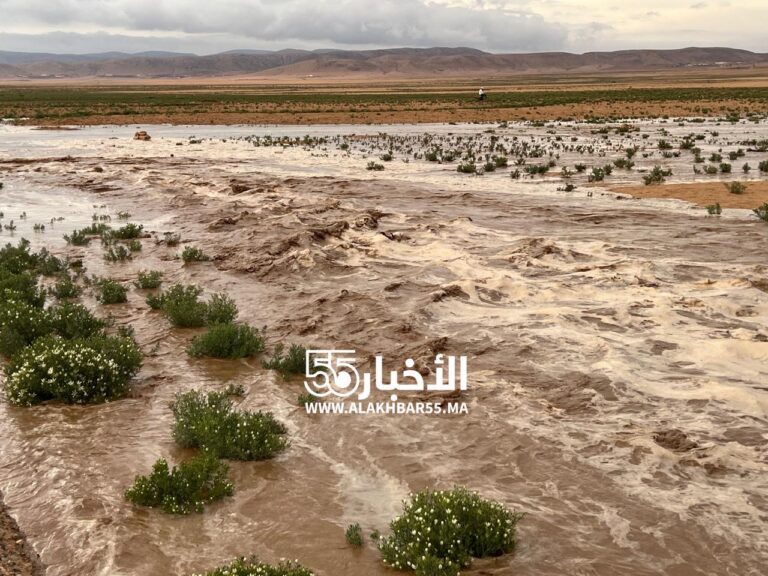 سيول وارتفاع منسوب الأنهار بجماعة أفسو