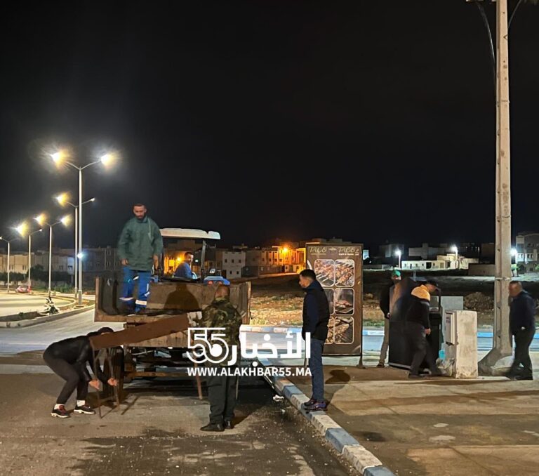 حملة واسعة لتحرير شارع النرجس